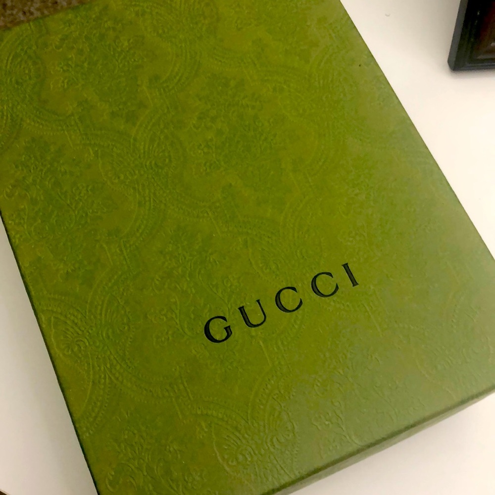 Empty Gucci box, green